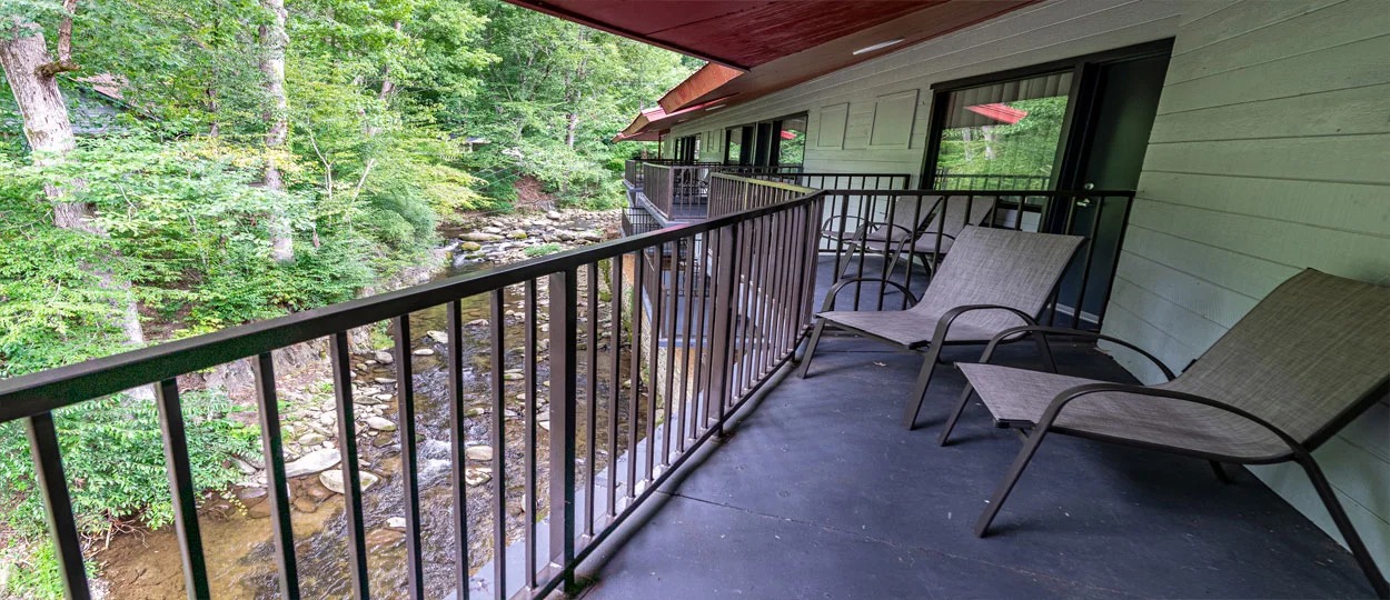 Beautiful balcony scenery.