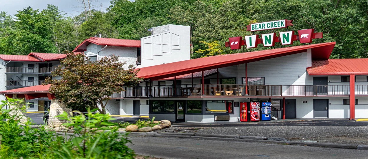 Appealing hotel exterior.